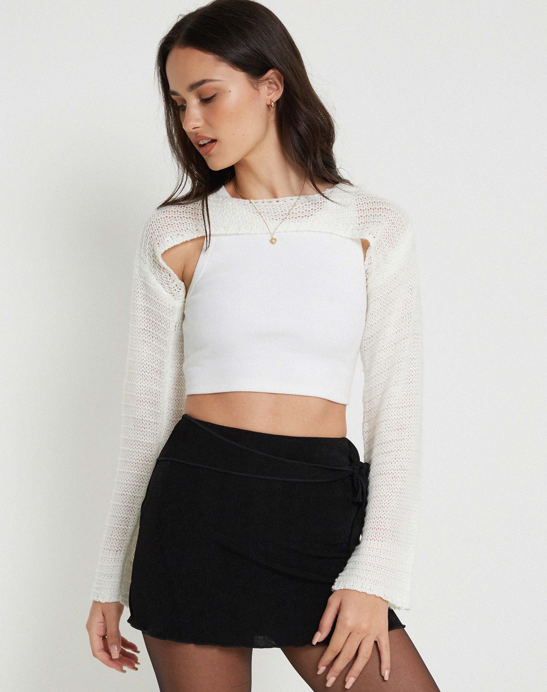 Imagen de Hantaro Bolero Top en marfil