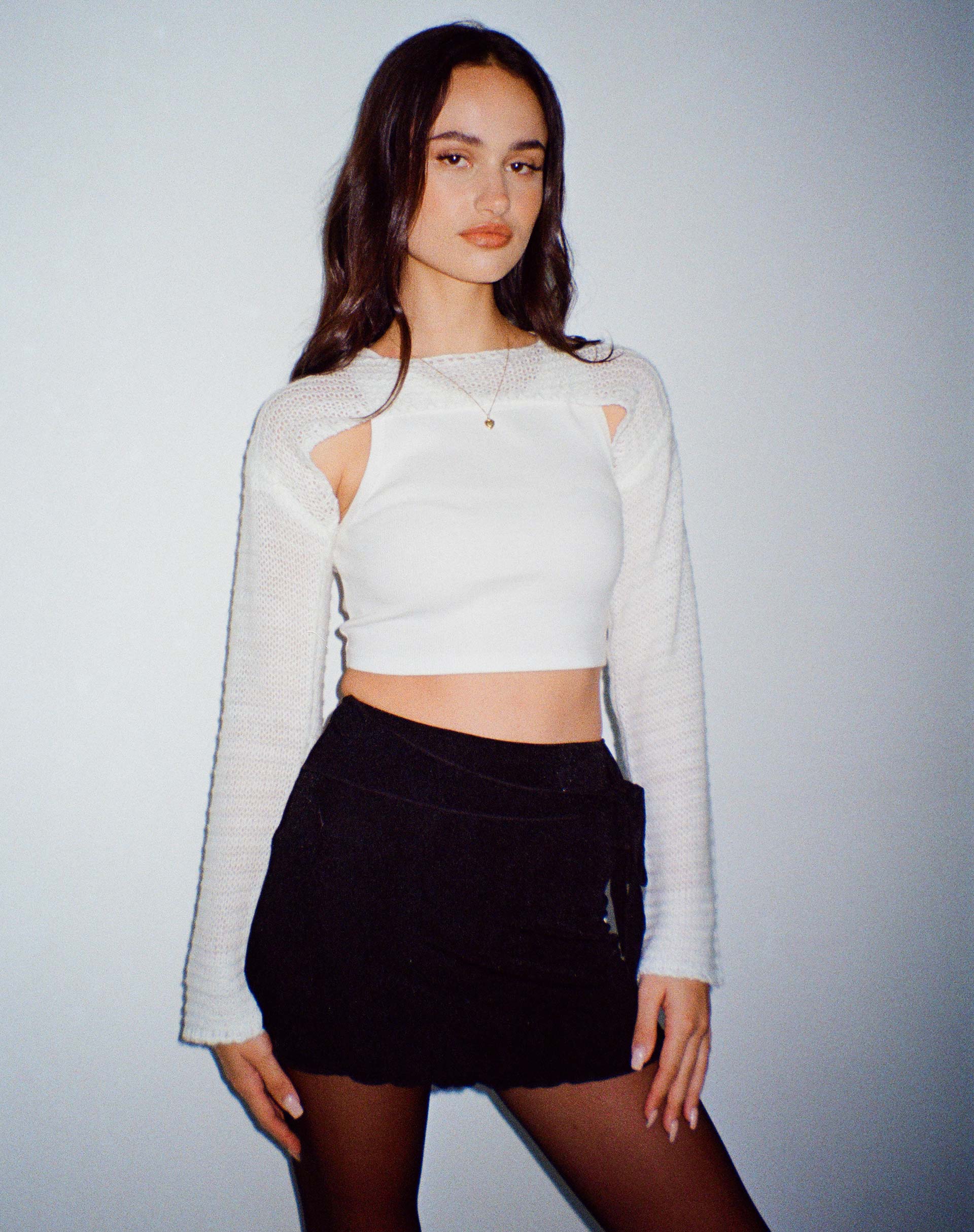 Imagen de Hantaro Bolero Top en marfil