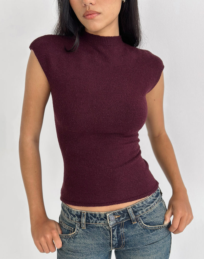 Imagen de Hanuva Top en Knit Berry