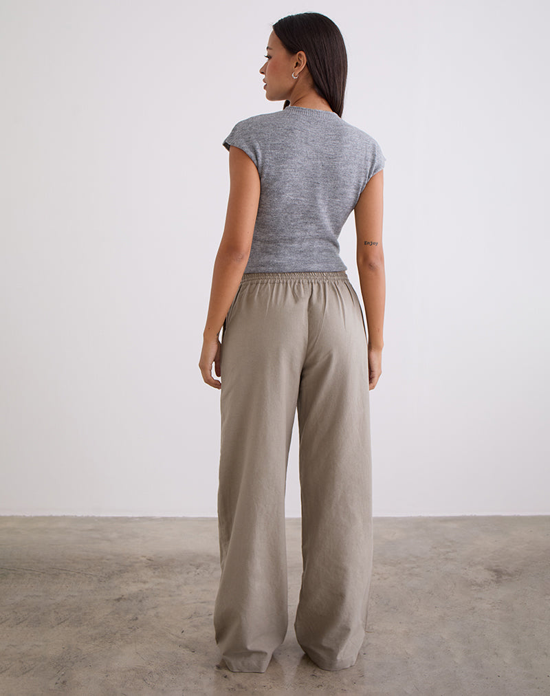 Imagen de Wasic Pantalones de pierna ancha en Biscotti