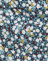  Campo Floral Azul Marino