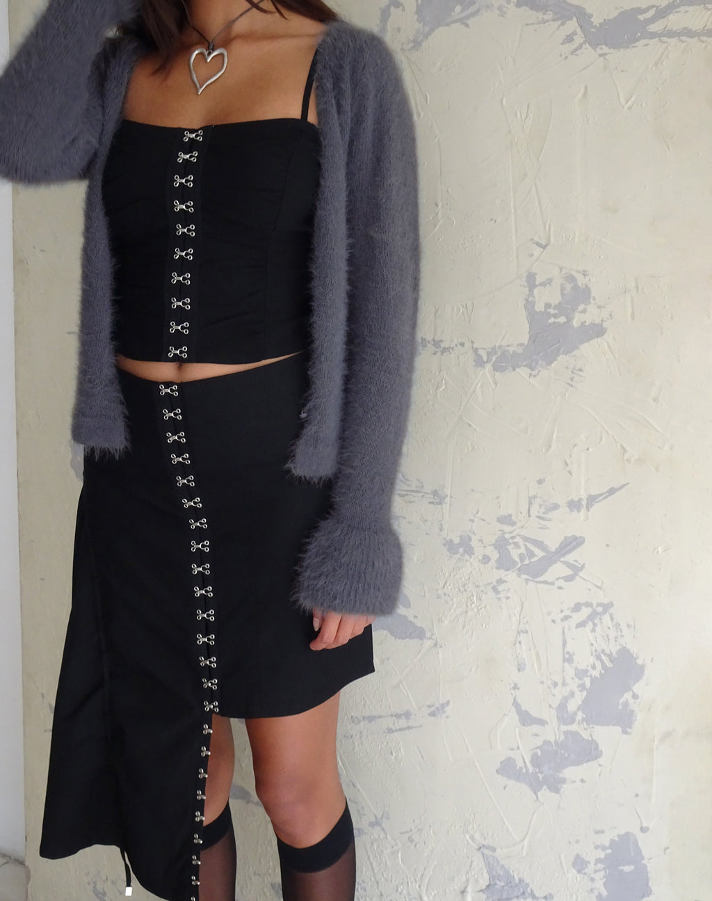 Kazka Cardi en gris azulado