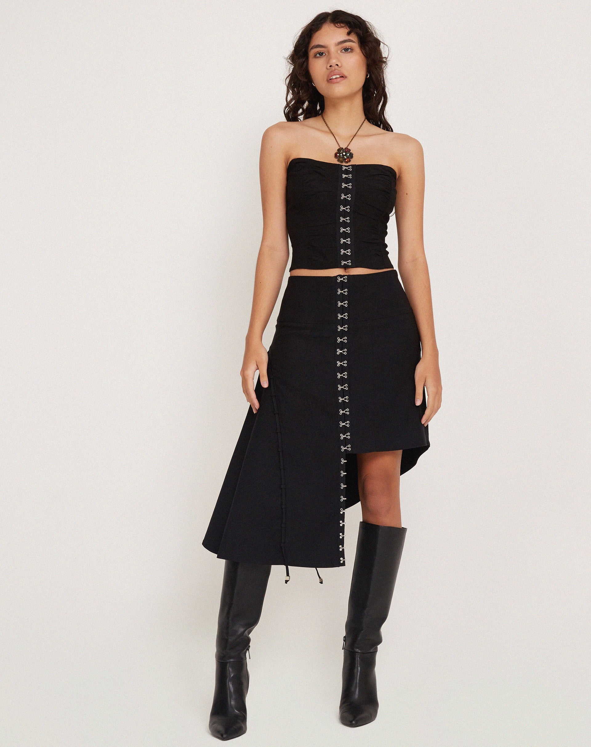 Imagen de Hateya Corset Top Negro