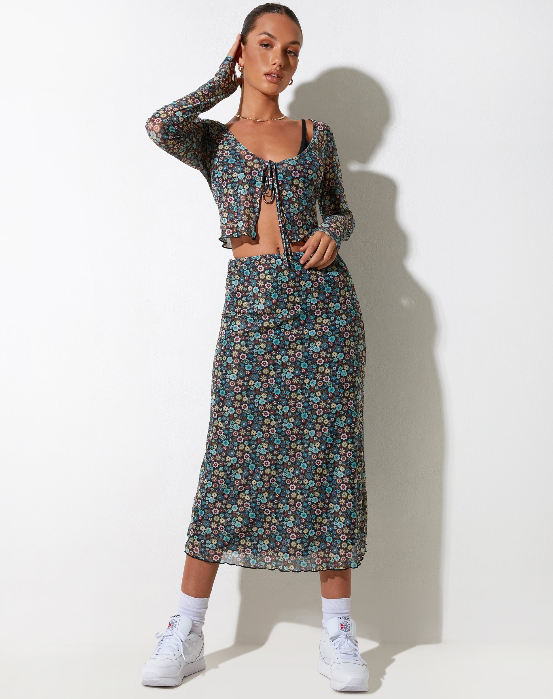 imagen de Lassie Maxi Skirt in Folk Floral