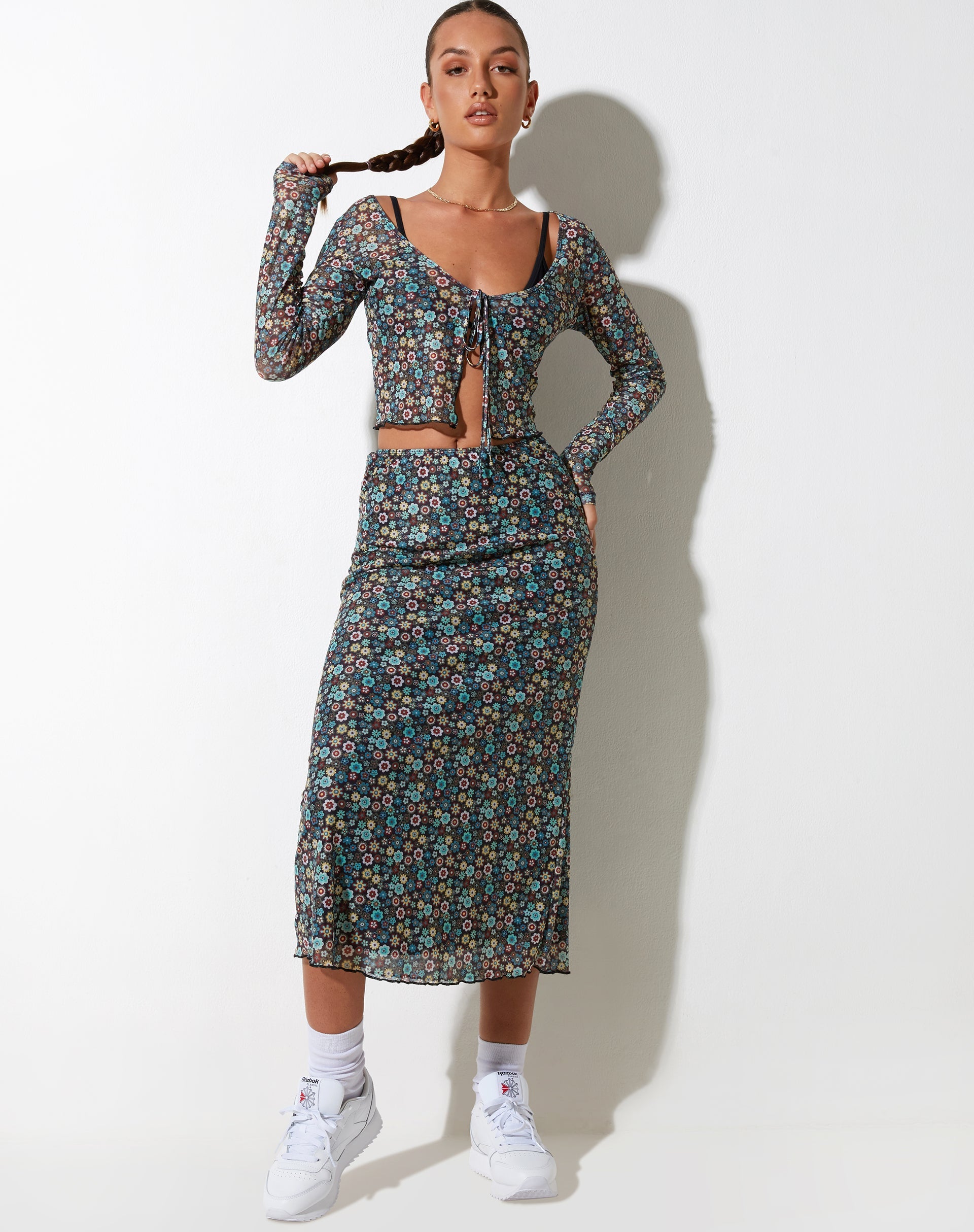 imagen de Lassie Maxi Skirt in Folk Floral