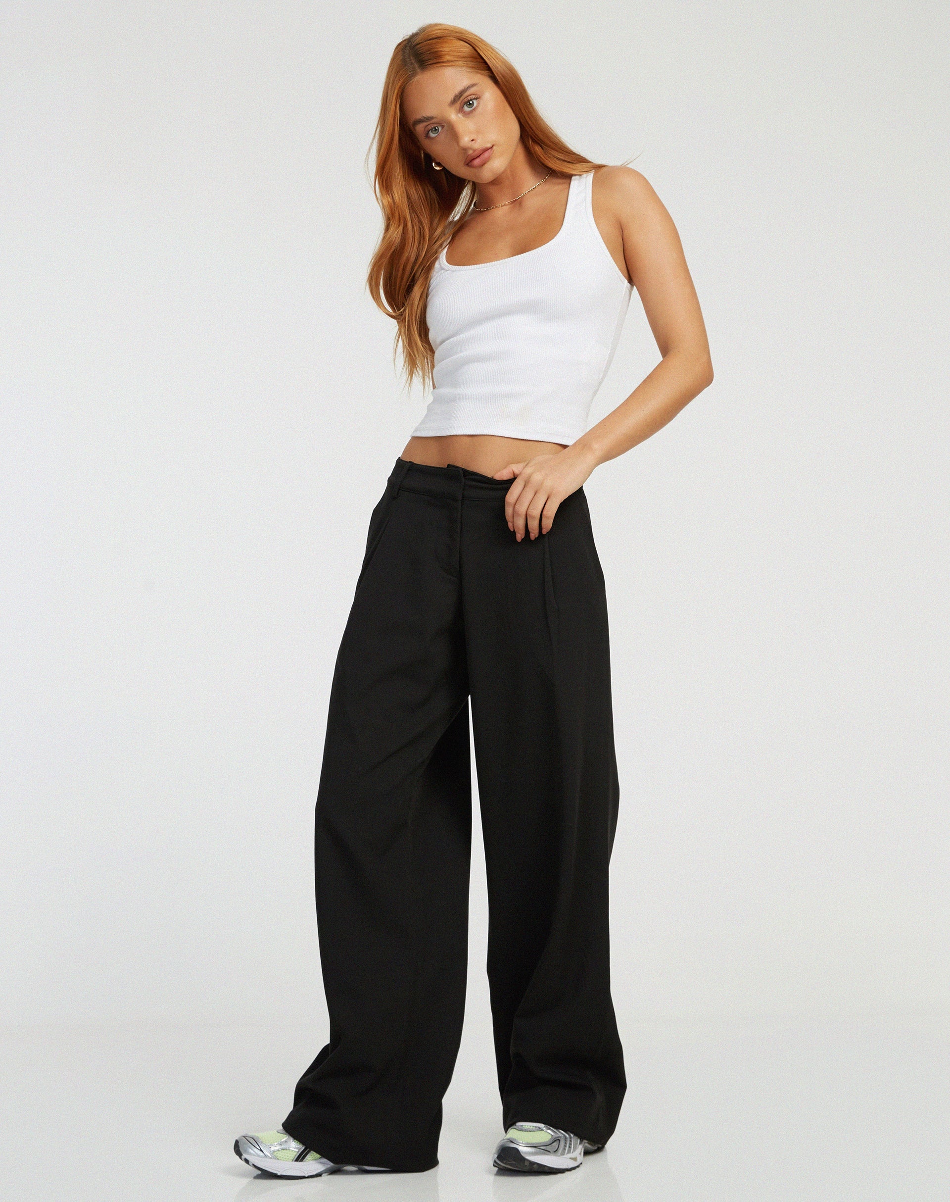 imagen de Hondra Wide Leg Trouser en Negro