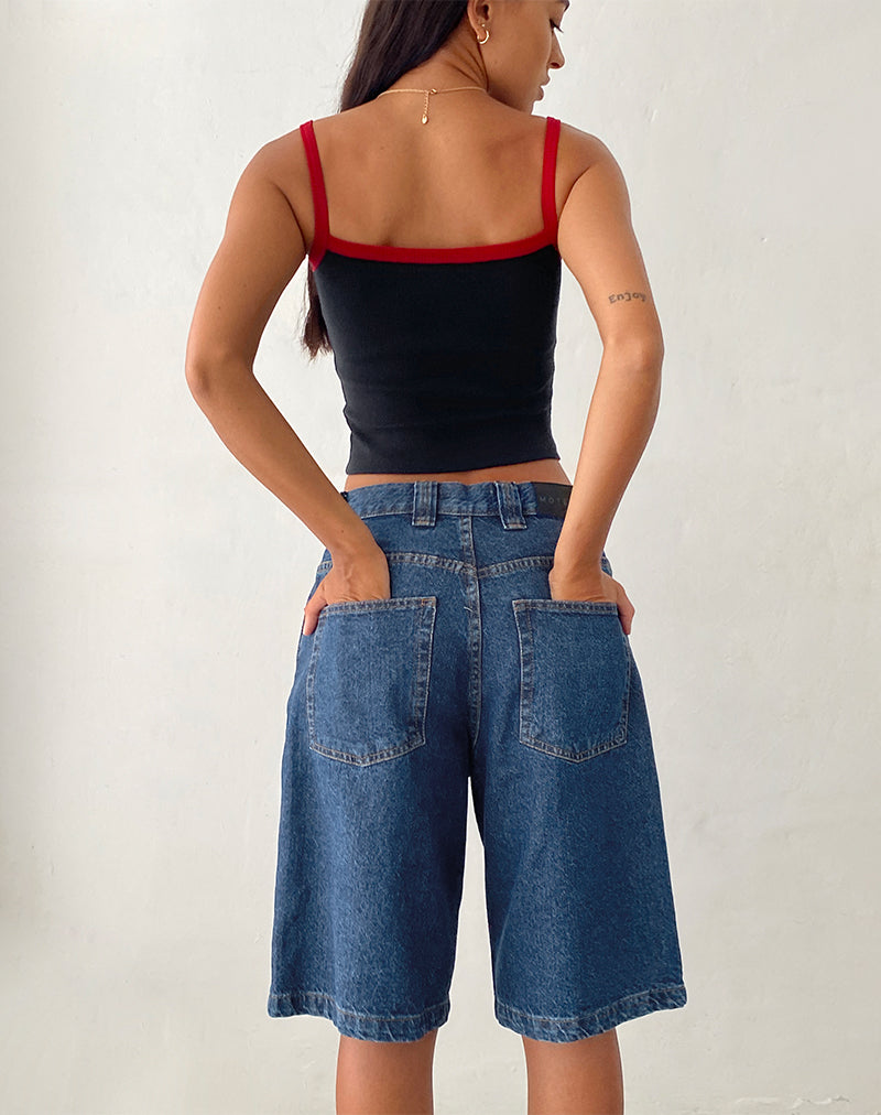 imagen de Low Rise Skater Shorts en Core Blue Stone