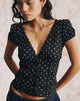 Imagen de Ilias Corset Top en Basic Polka Negro