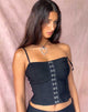 Imagen de Hateya Corset Top Negro