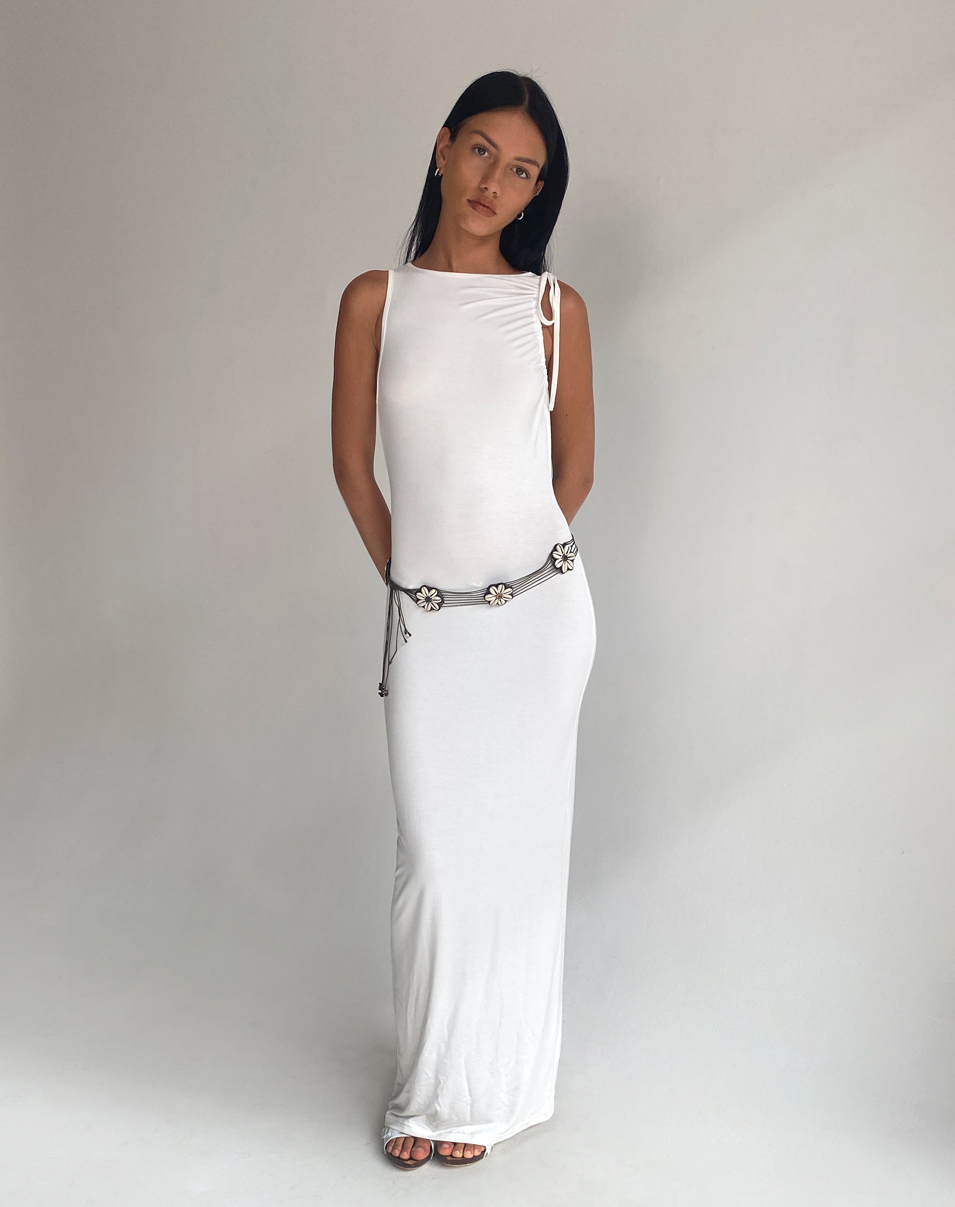 Imagen de Elinor Maxi Dress in Slinky White