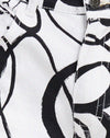  Mono Doodle Negro Blanco