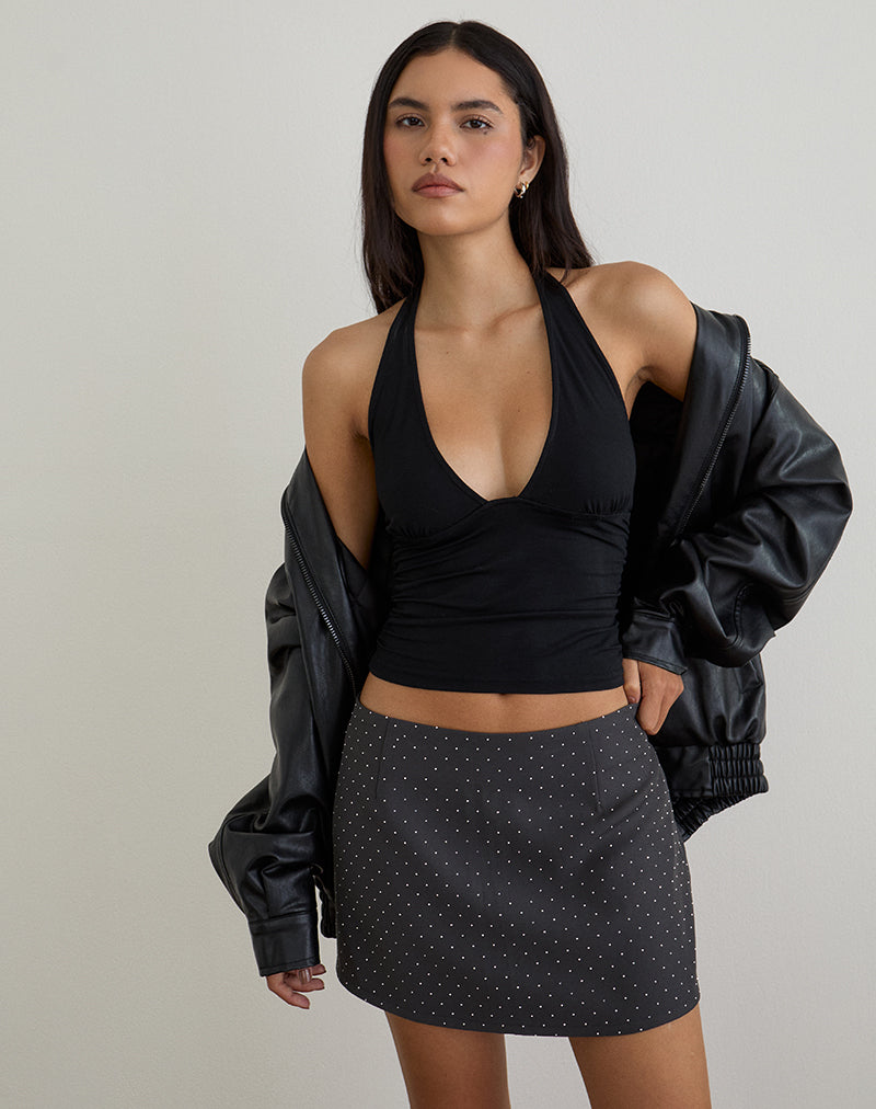 Imagen de la falda Irka Gris Diamante