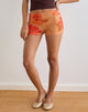 Imagen de Istora Shorts en Acuarela Hibiscus Naranja