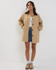 Imagen de Izora Short Trench Coat in Tan