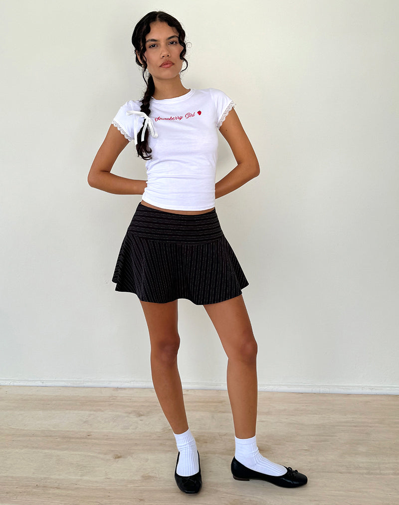 Imagen de Zelian Minifalda a rayas negra