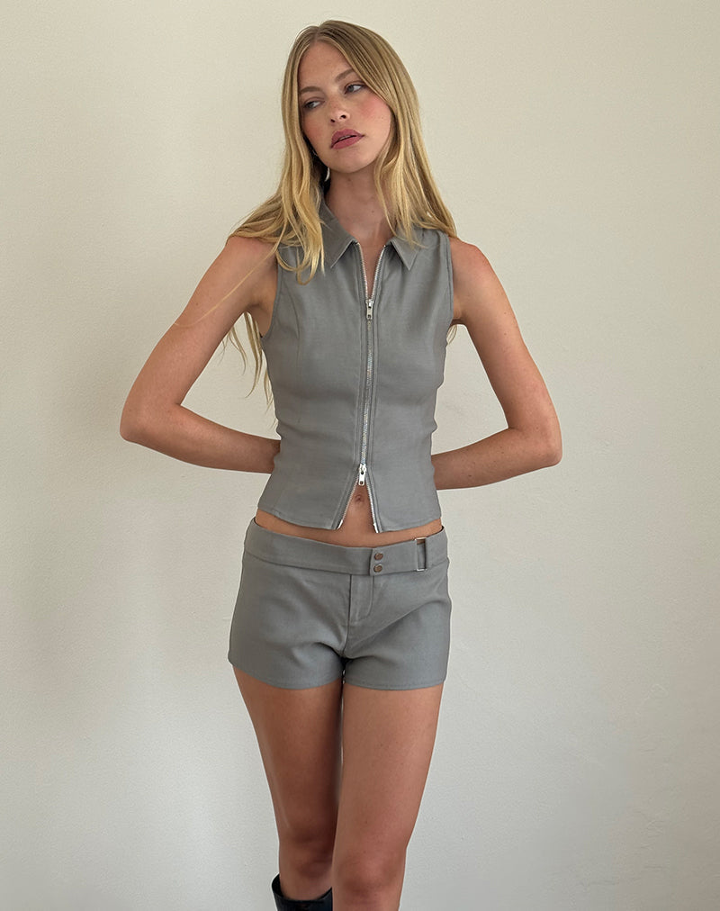 Imagen de Jarli Hot Pants in Stretch Tailoring Grey