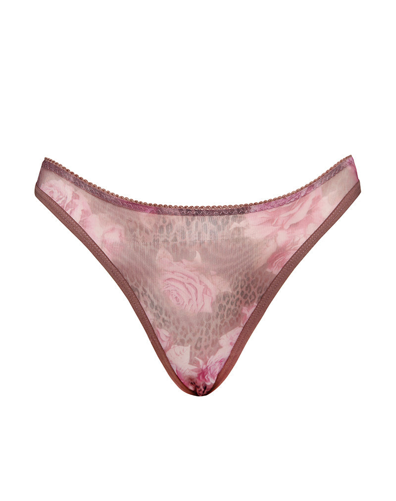 Imagen de Selia Braguita de malla Rosa Leopardo