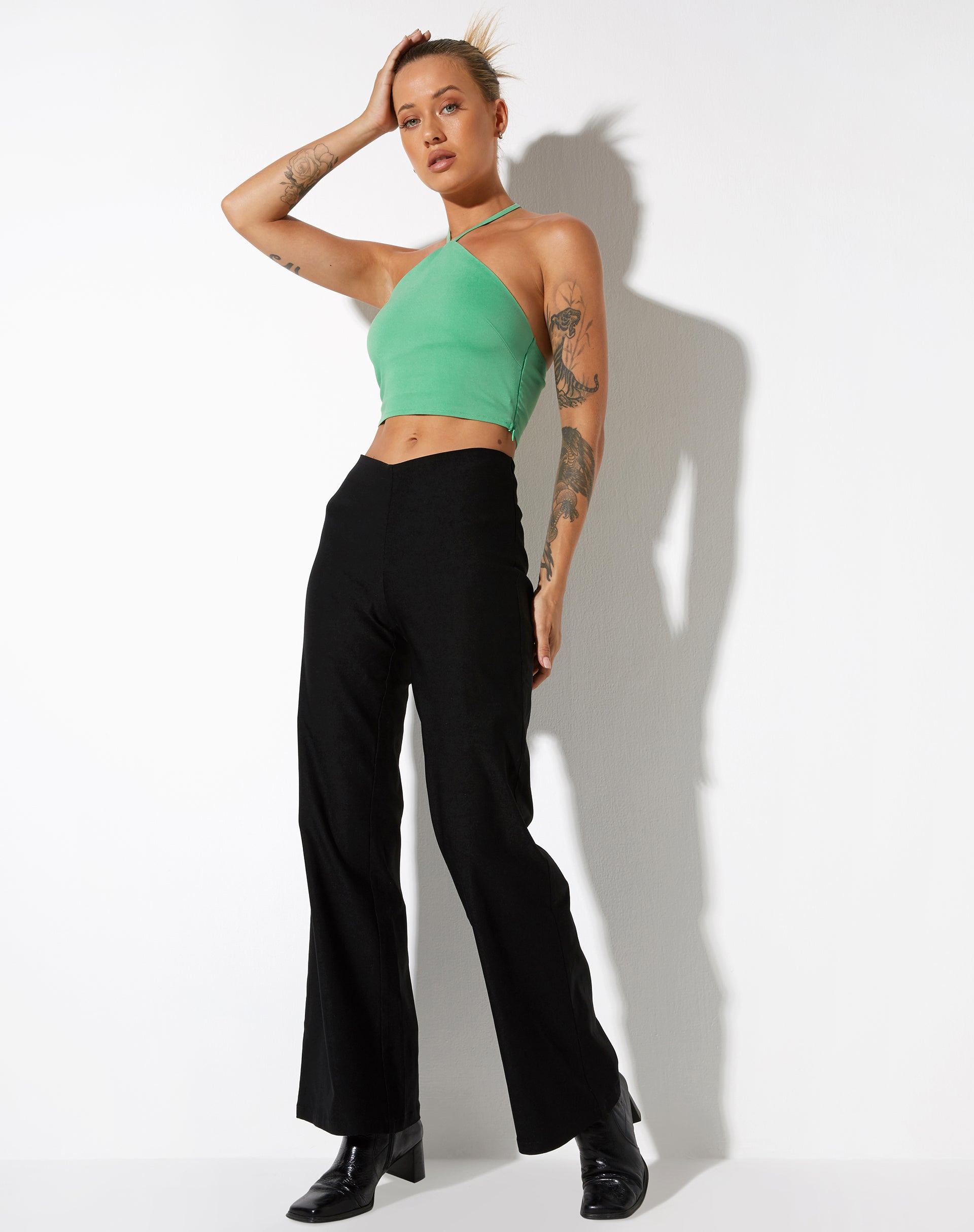 imagen de Janli Crop Top en Tailoring Green