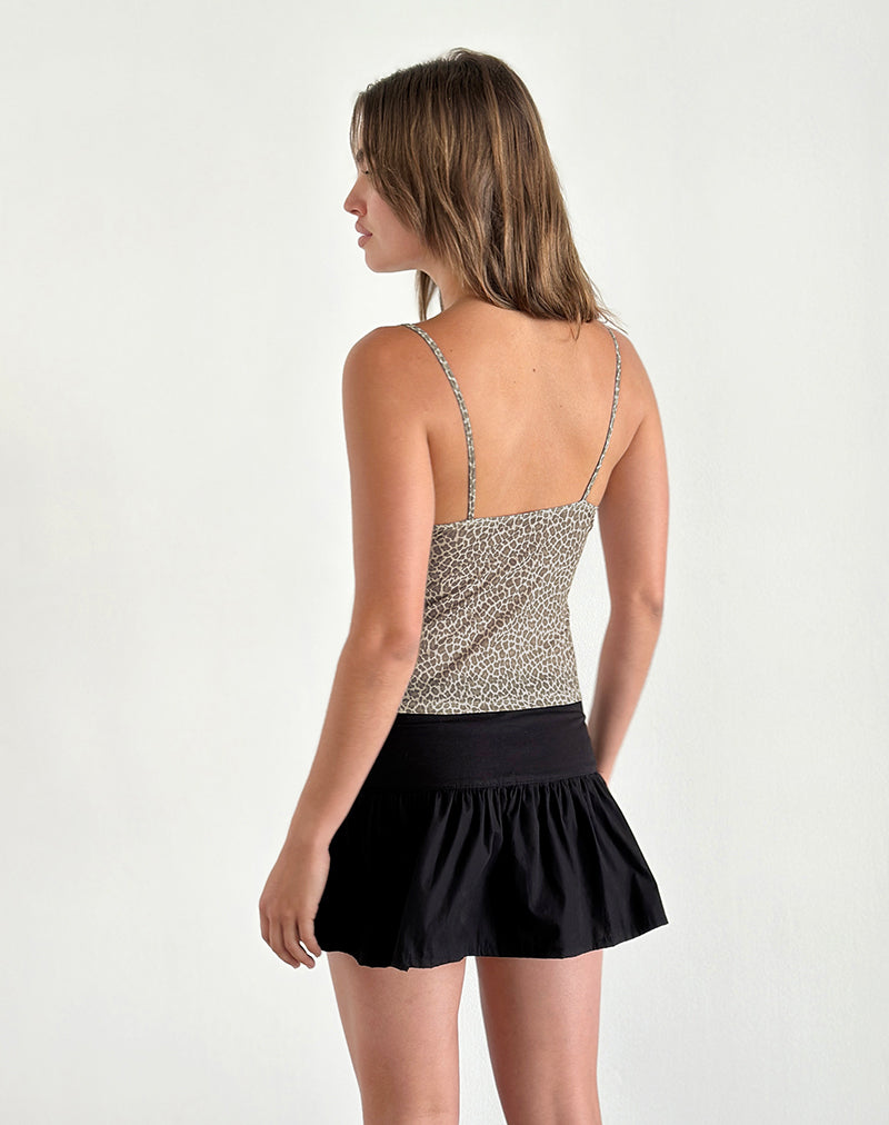 Imagen de Jarita Cami Top en Dainty Leopard Marrón Claro