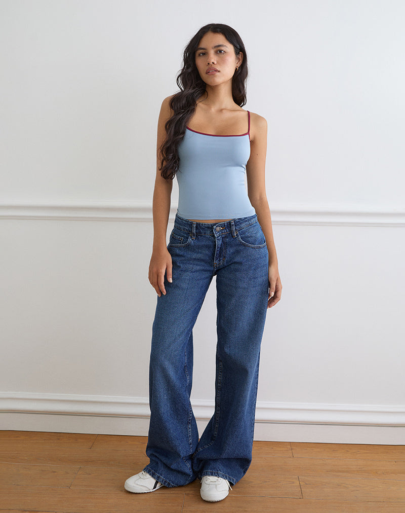 Imagen del chaleco Jasila en azul