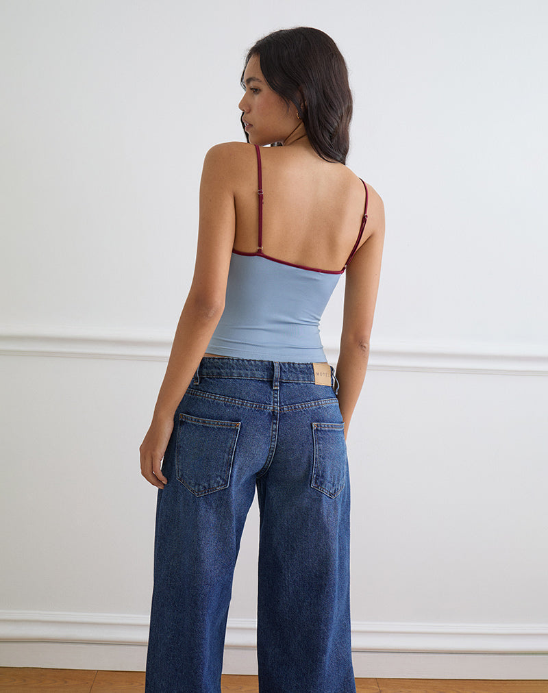 Imagen del chaleco Jasila en azul