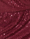 Gasa de lentejuelas roja