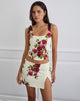 Imagen de Jatmi Corset Top en Bouquet Roses Crema