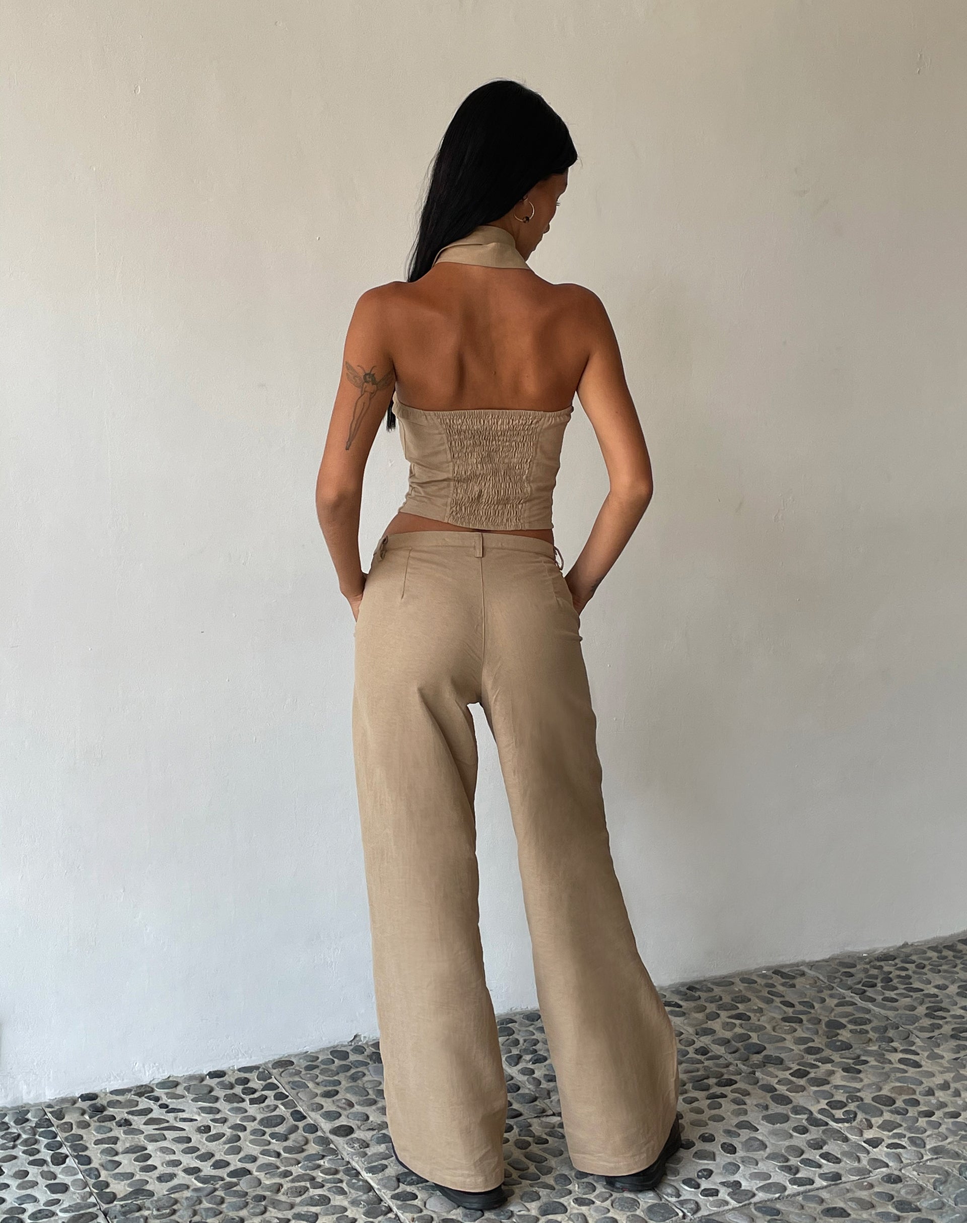 imagen de MOTEL X JACQUIE Jawi Trouser in Light Taupe