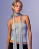 Imagen del conjunto Jeldia Bandeau Top and Scalf Set in Silver