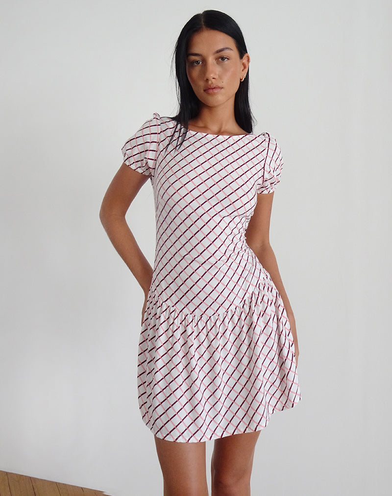 Imagen de Jemima Mini Dress in Geometric Tile