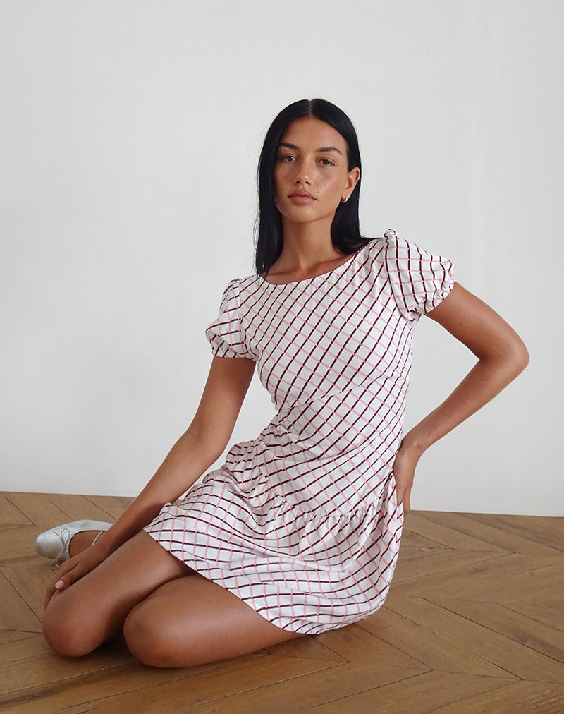 Imagen de Jemima Mini Dress in Geometric Tile