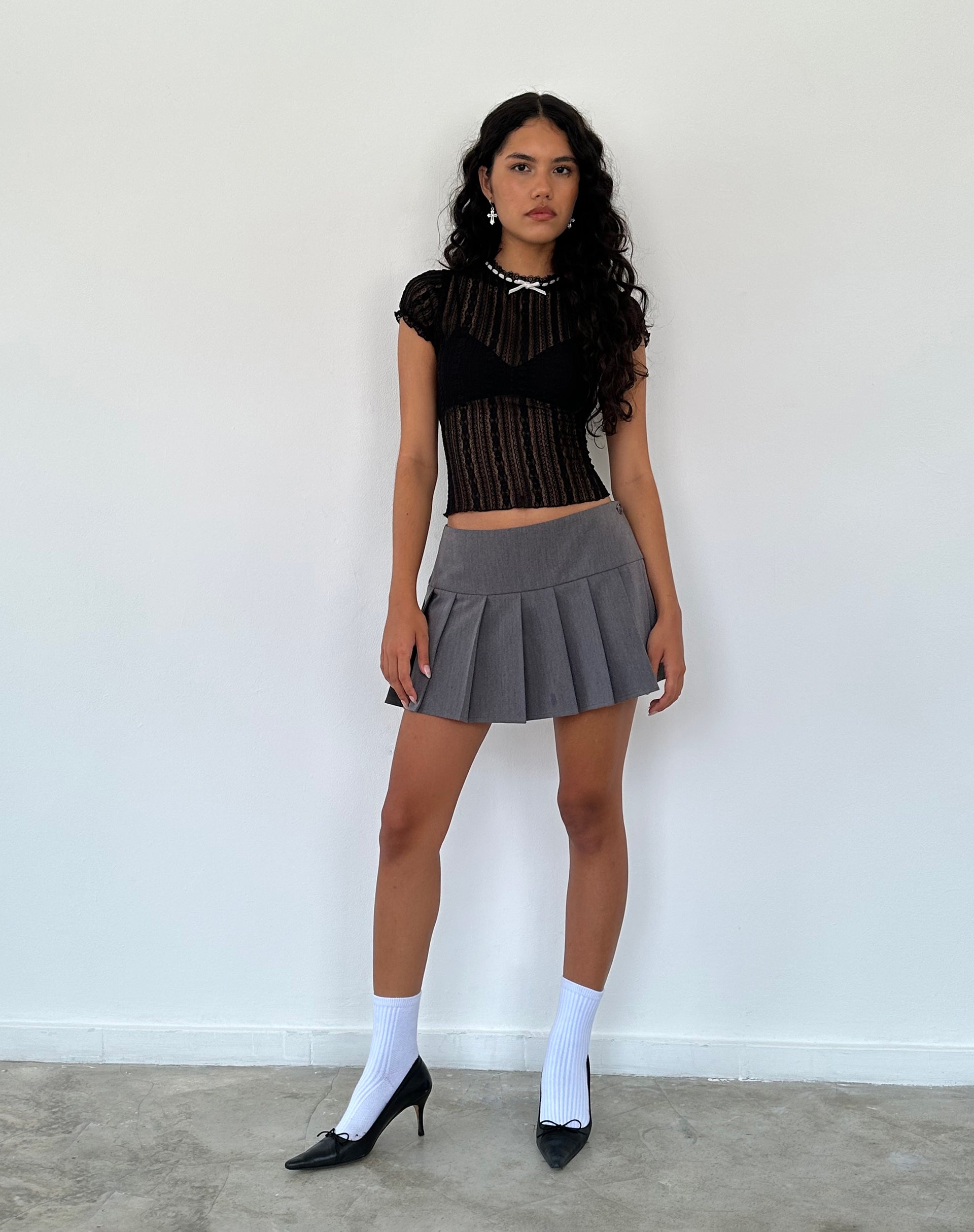Imagen de Jennifer Top sin forro de encaje Negro