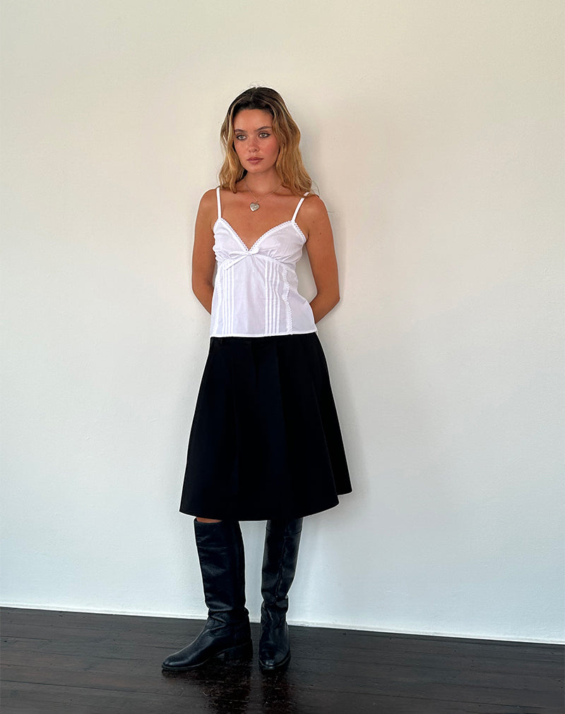Imagen de Jepuni Cami Top en popelina blanca