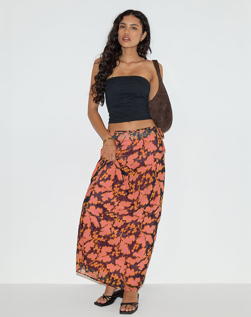 Imagen de Jezza Slip Maxi Skirt in Furnishing Floral
