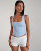 imagen de Jinisa Corset Top en Nantucket Blue