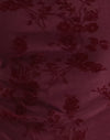 Botanical Flower Flock Granate