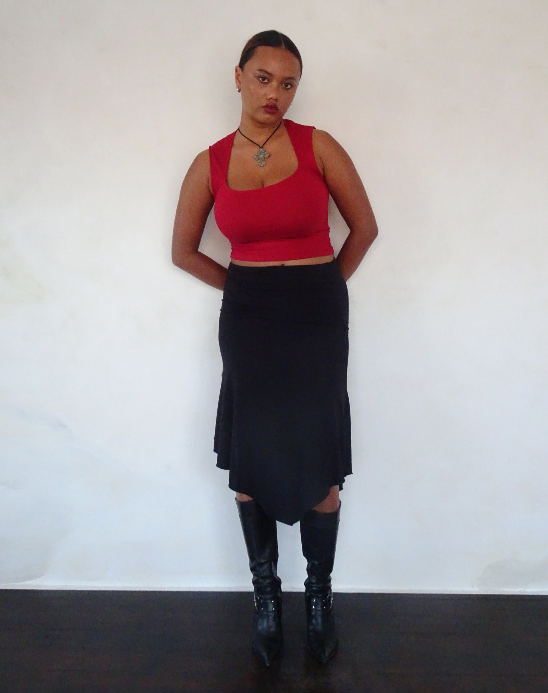 Imagen de Jinsu Crop Top Rojo Adrenalina