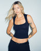 Imagen de Jinsu Crop Top de licra Negro