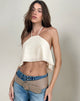 Imagen de Jivika Crop Top de gasa Crema