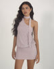 Imagen del vestido Joanka Tie Neck en lurex rosa brillante