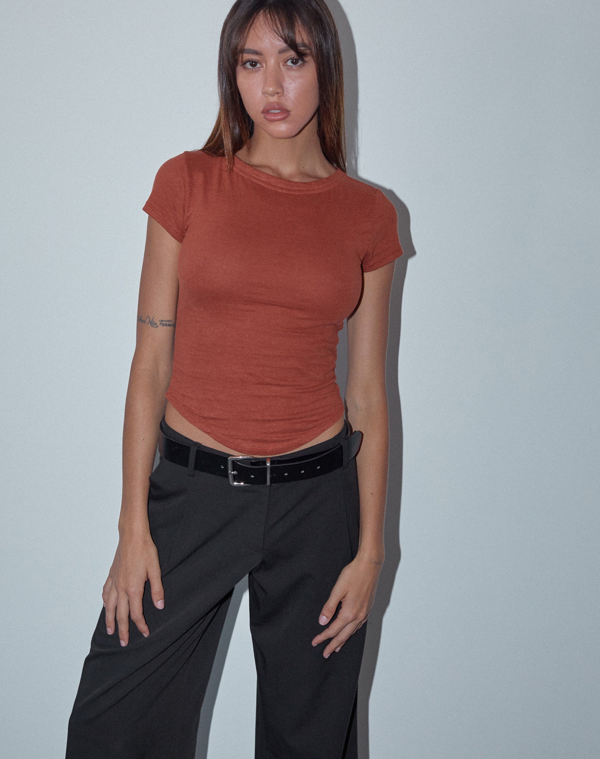 Imagen de Jojes Jersey Tee in Spice Orange