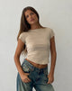 Imagen de Jojes Jersey Tee in Stone