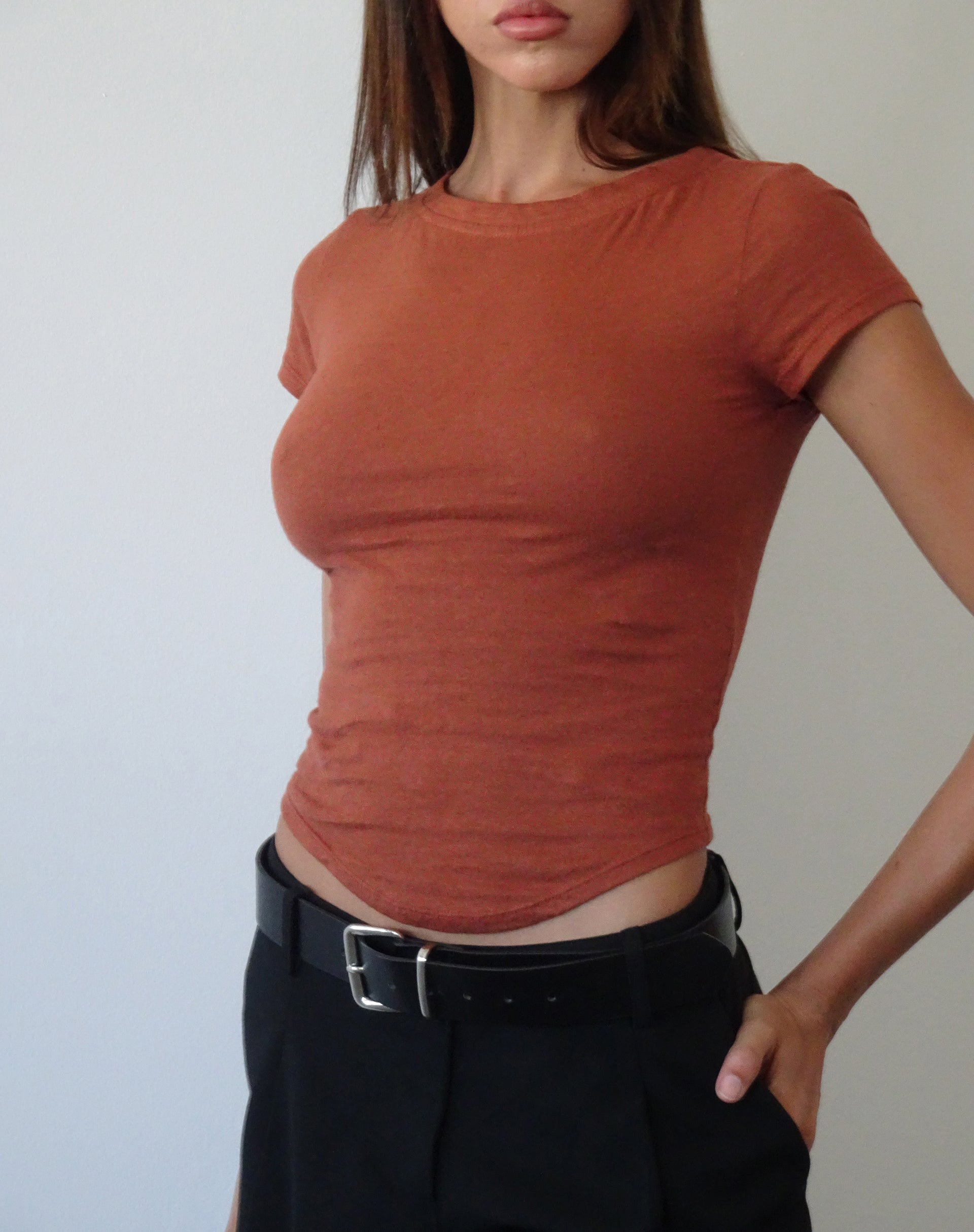 Imagen de Jojes Jersey Tee in Spice Orange