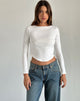 Imagen de Jojisa Top en Jersey Blanco roto