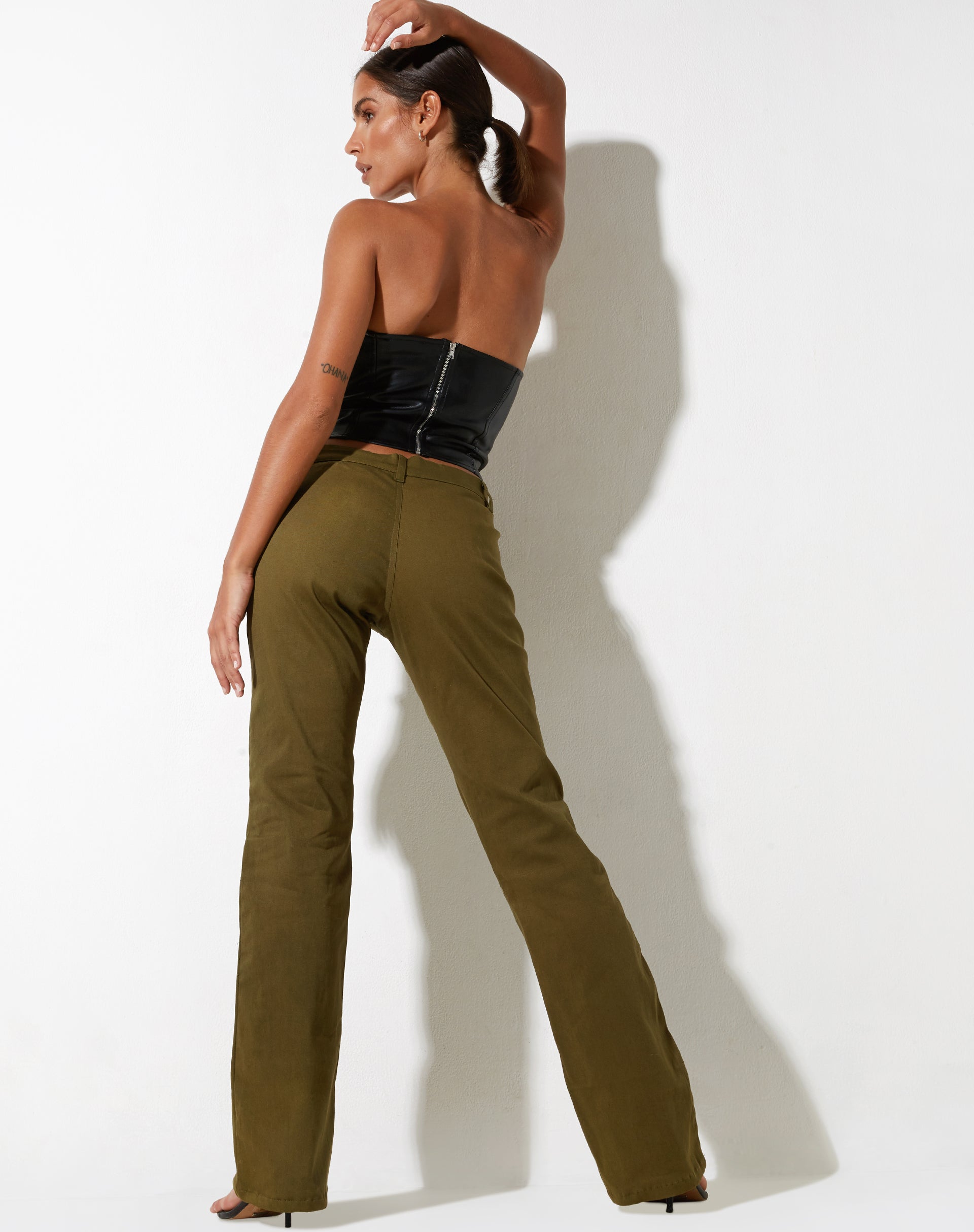 imagen de Jopan Trouser en Twill Dark Olive
