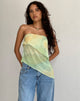 Imagen de Joyce Camiseta de tirantes cascada en amarillo Acuarela