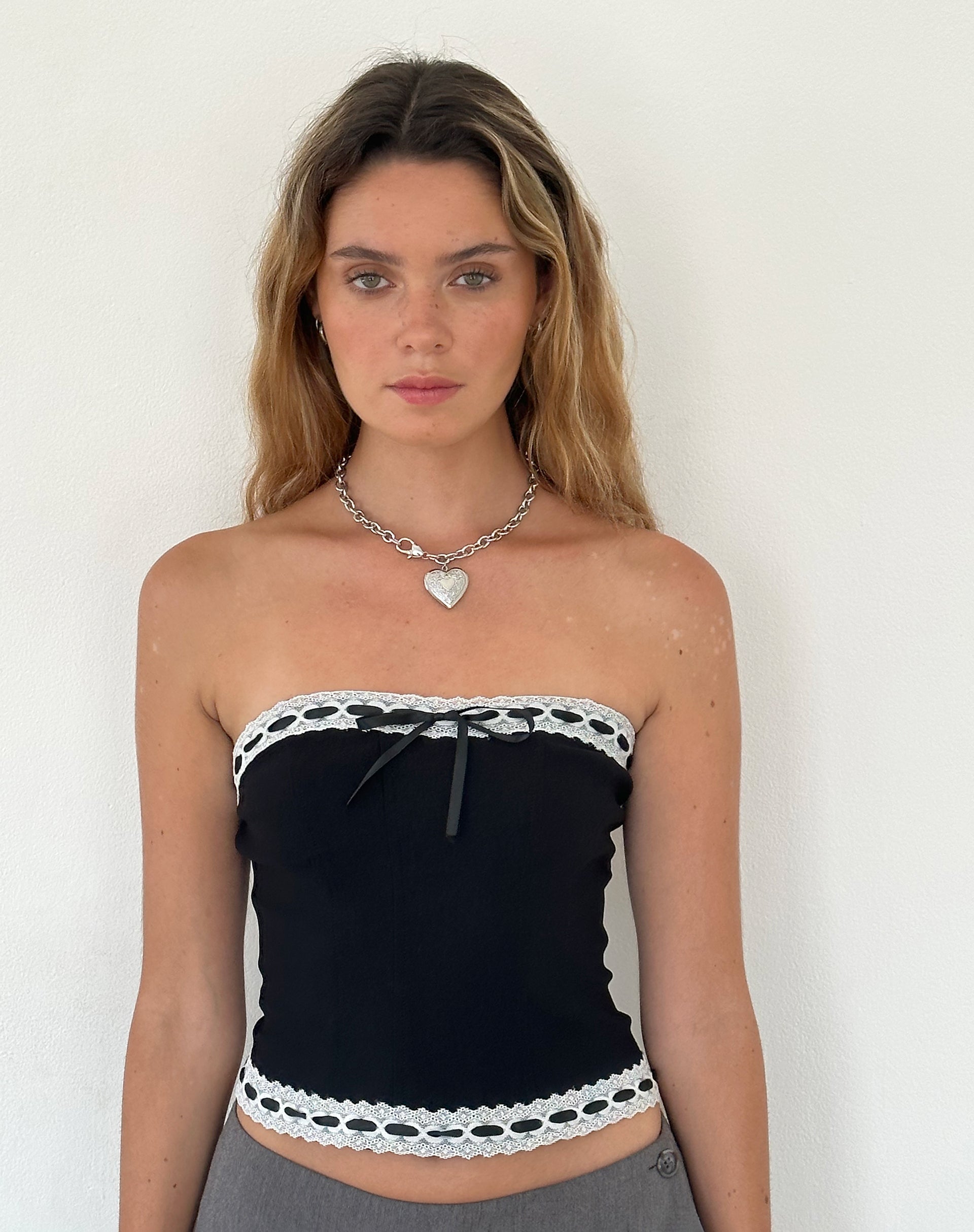 Imagen de Jude Chunky Heart Necklace de Gemini Jewels
