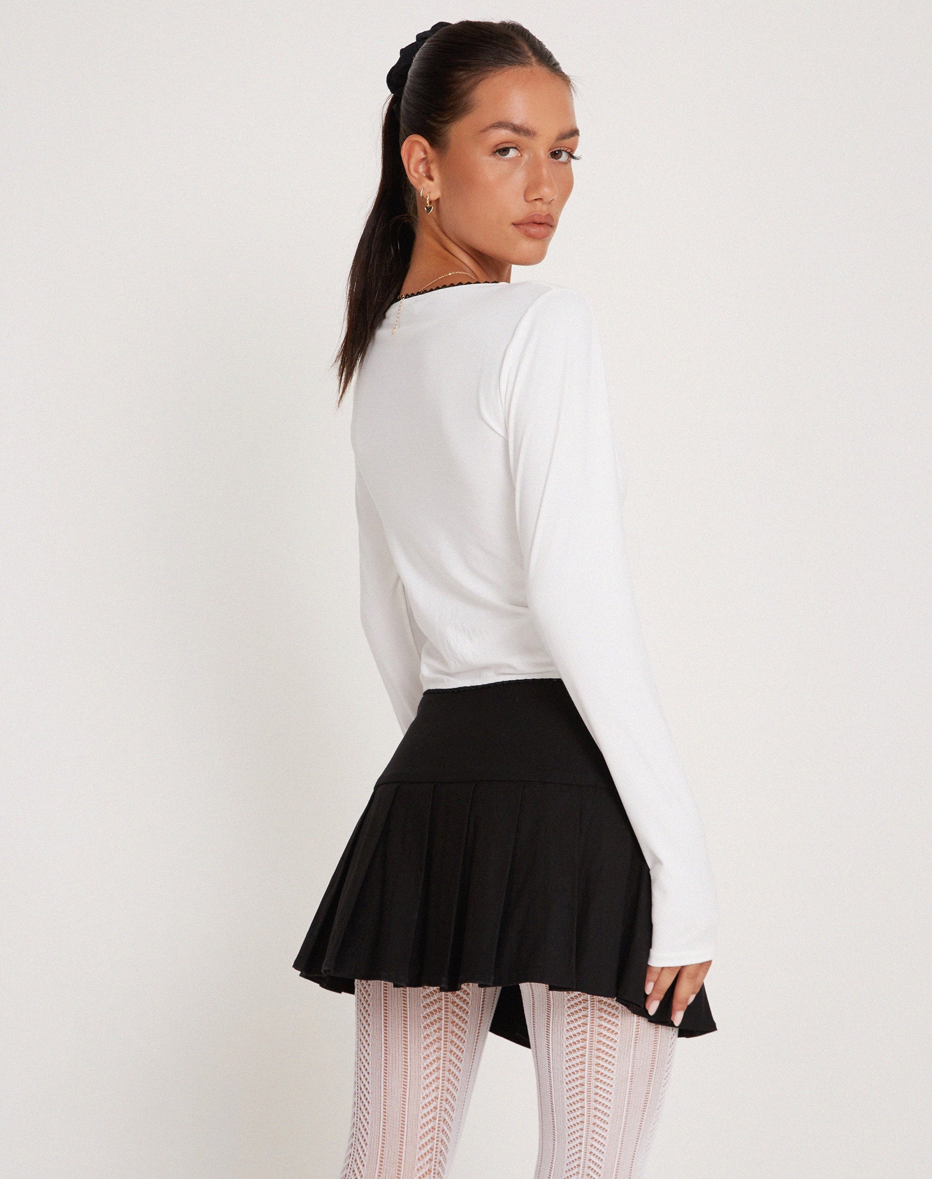 imagen de JUNIE BALLET JERSEY TOP WHITE
