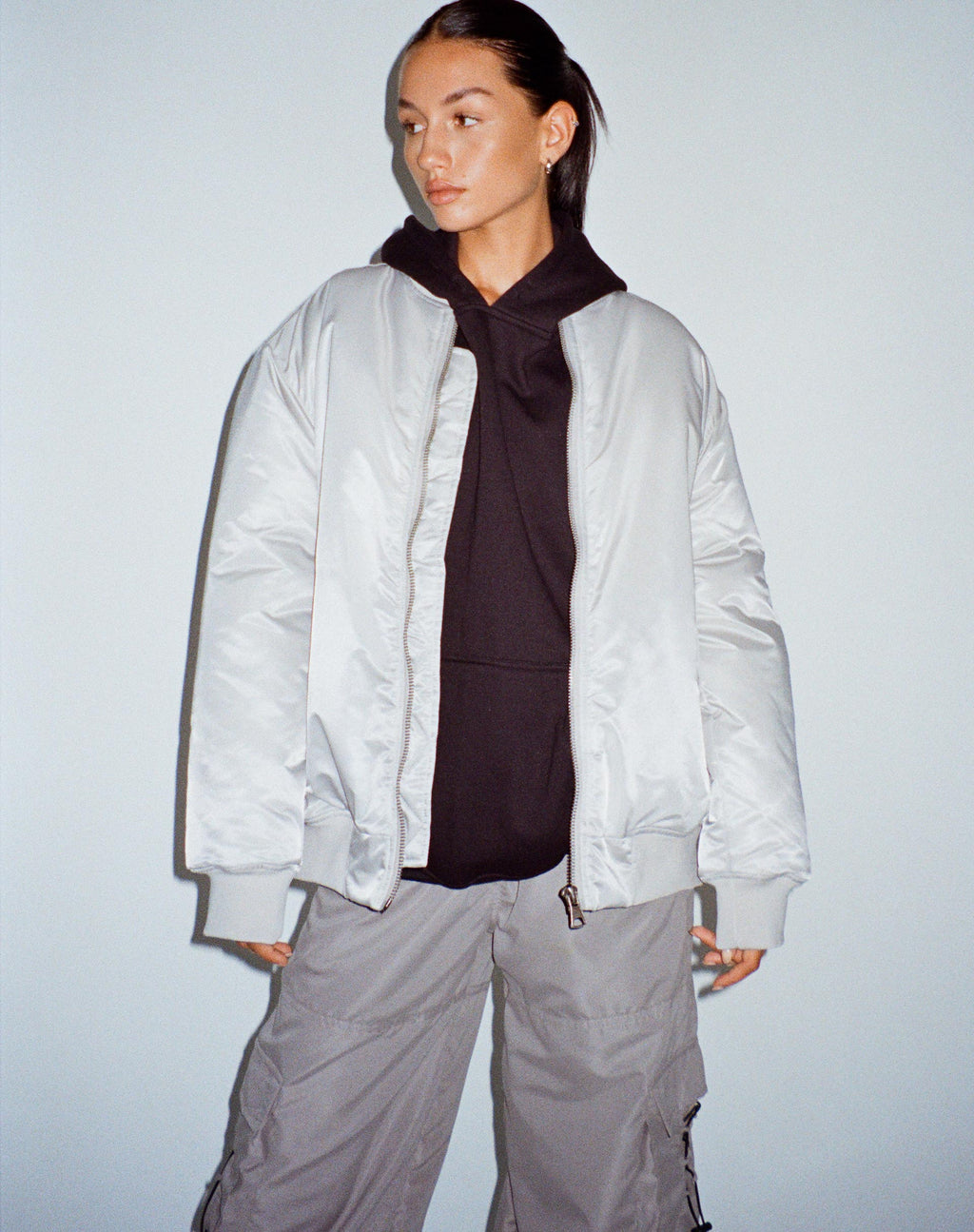 Chaqueta Junpyo Gris Glaciar