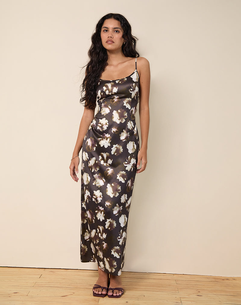 Imagen de Kafka Maxi Dress in Brown Floral Print